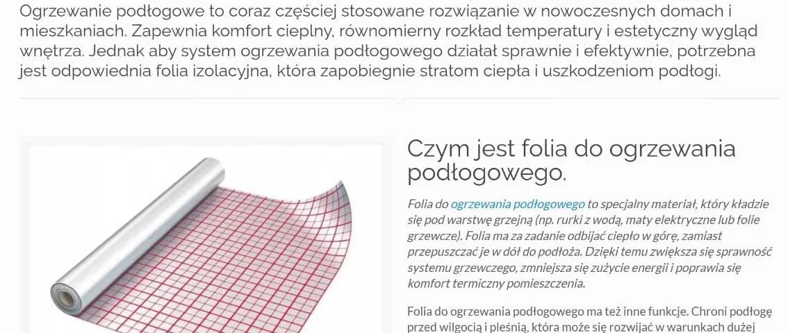 Jaką izolację pod ogrzewanie podłogowe wybrać, aby zaoszczędzić?