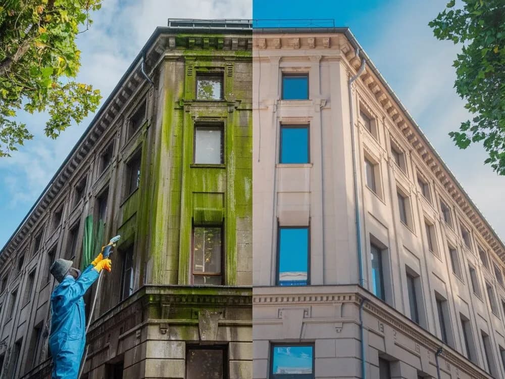 Skuteczne sposoby na usunięcie zielonego nalotu z płotu bez wysiłku